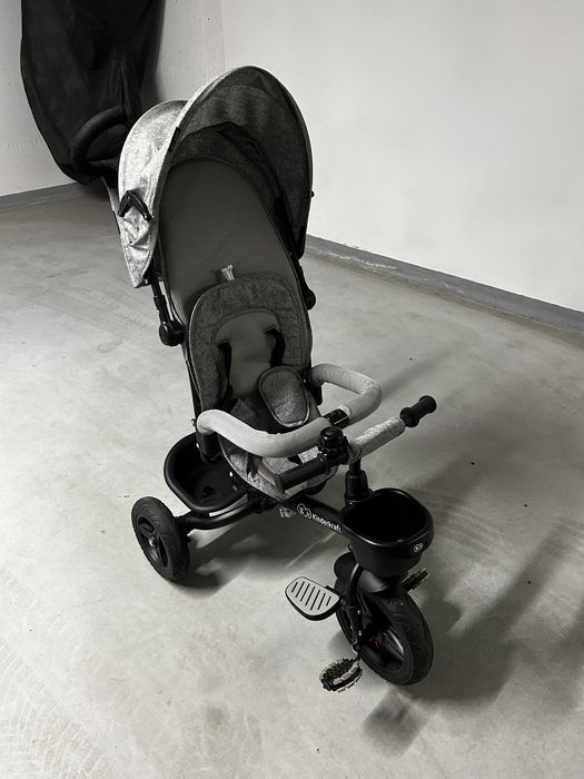 Kinderkraft, Aston, rowerek trójkołowy, Malachite Grey