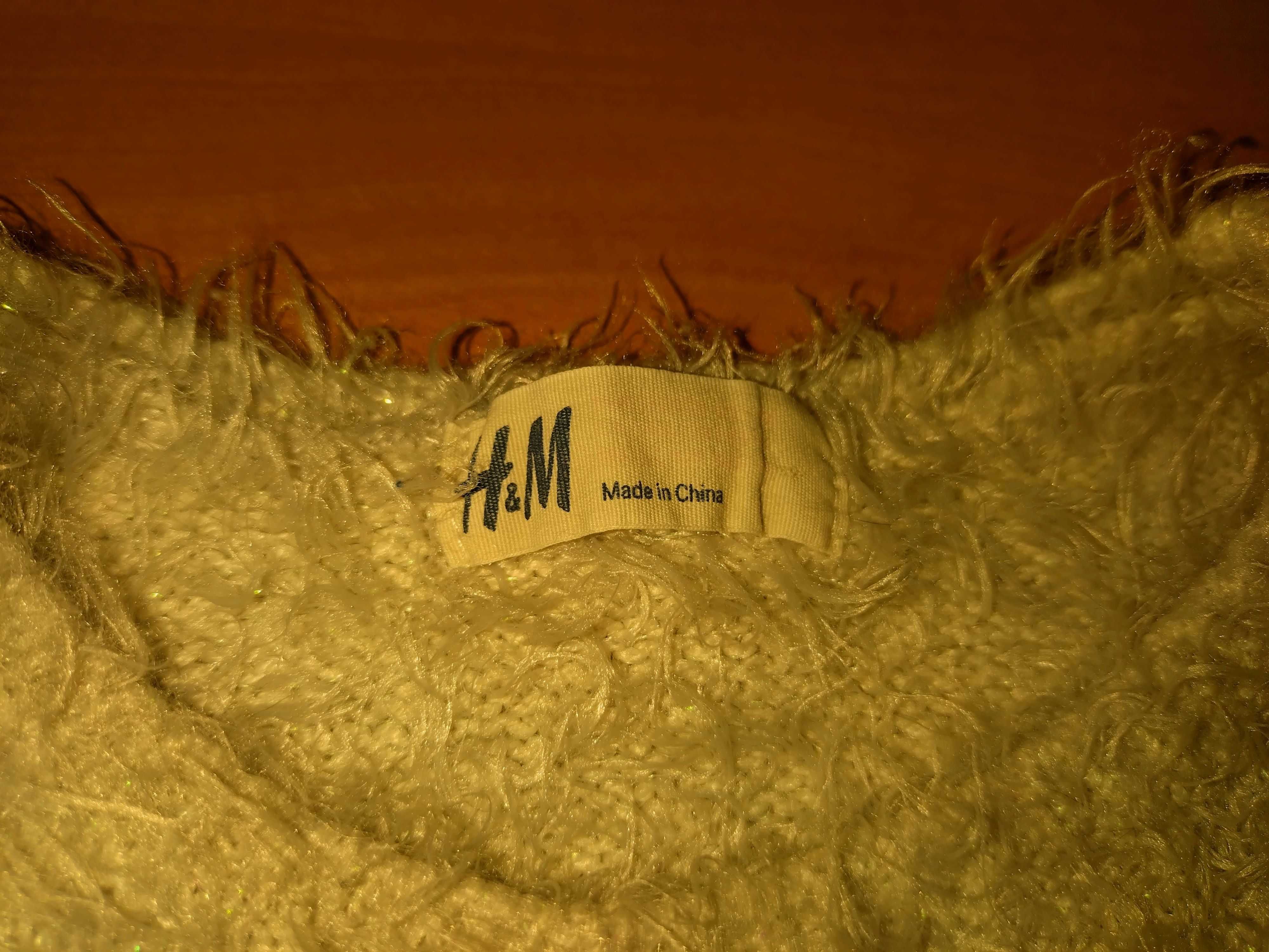 Szary sweterek 128 H&M