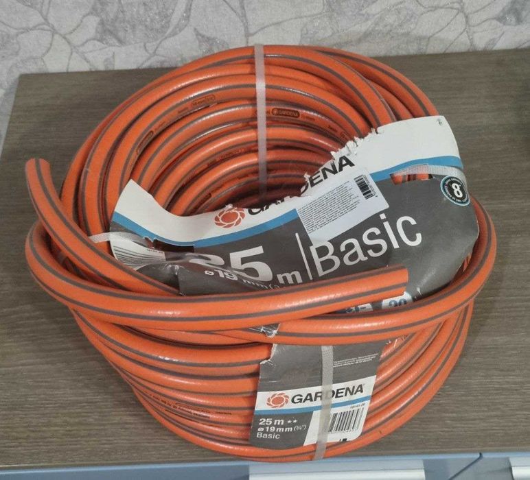 Шланг для полива Gardena Basic 3/4 19мм 25 м, Самовывоз Соборный Район