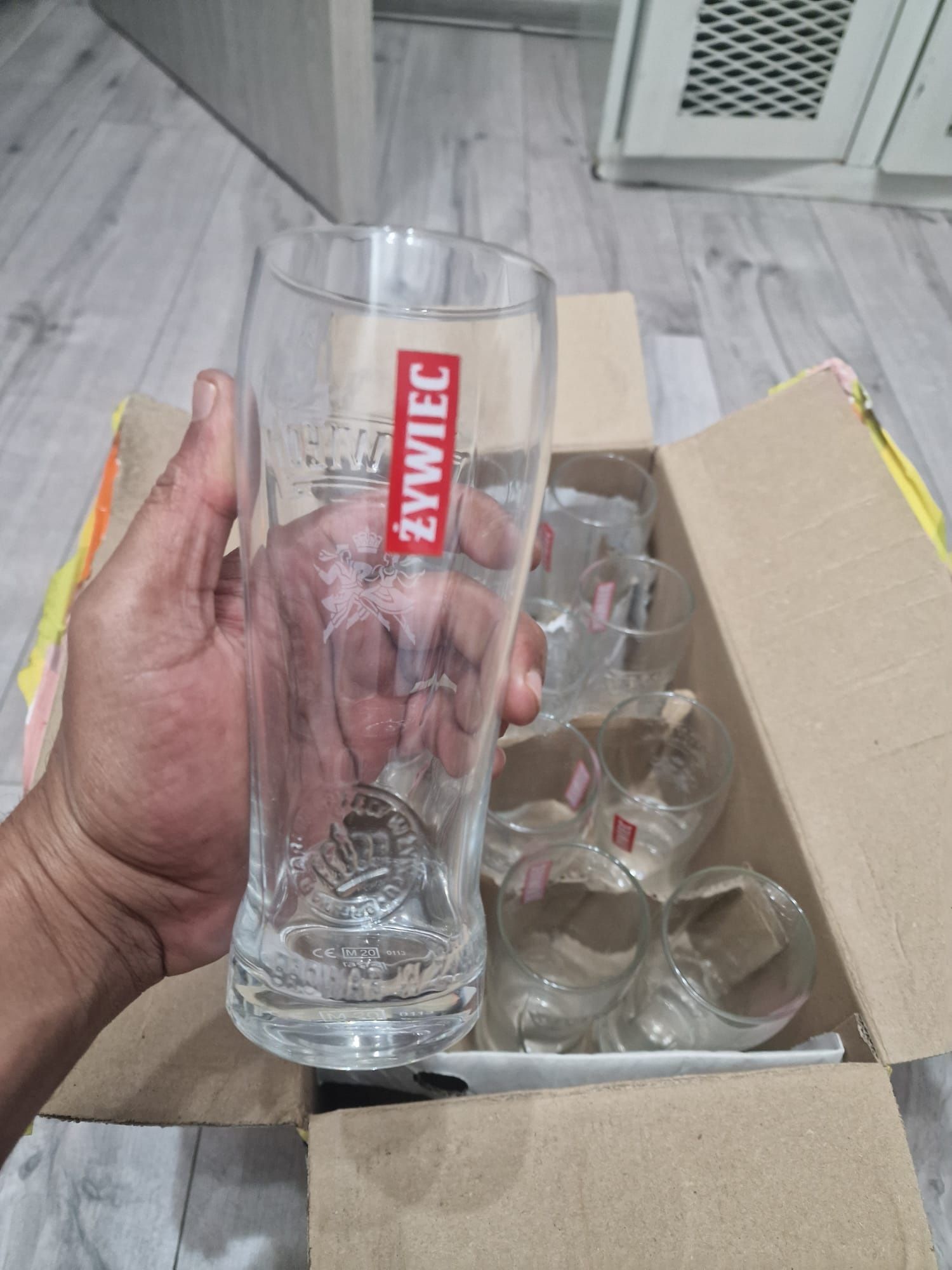Szklanki do piwa  Żywiec