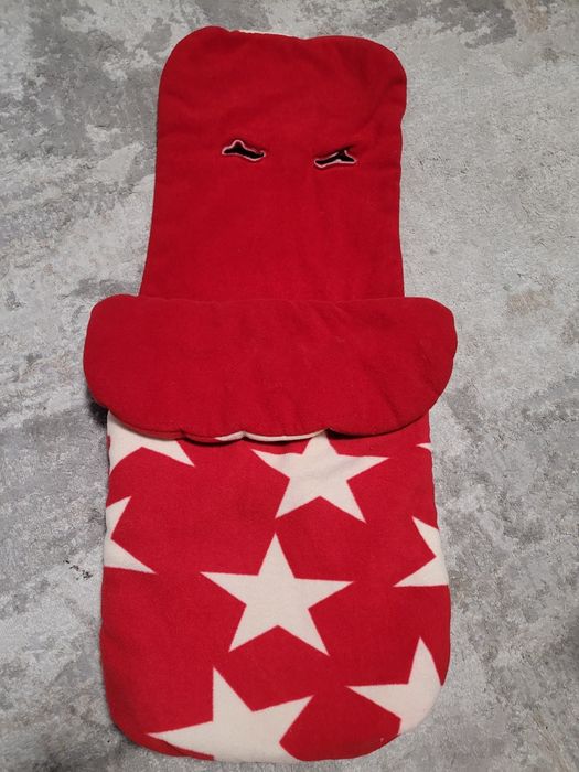 Продам зимовий конверт, футмуфт флісовий в прогулянкову коляску.Червон