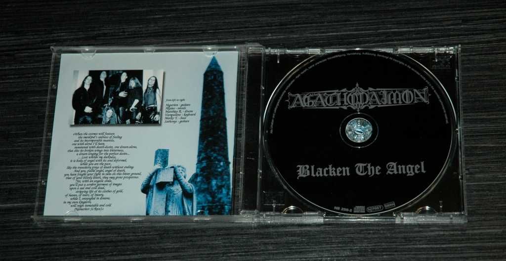 AGATHODAIMON - Blacken The Angel. 1998 Nuclear Blast. Cradle Of Filth.