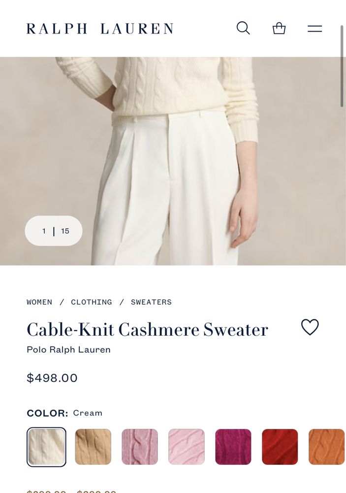 Брендовий светр футболка Ralph Lauren