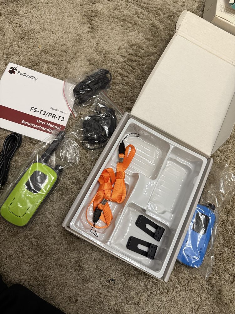 Radioddity FS-T3 PR-T3 walkie-talkie krótkofalówki zestaw