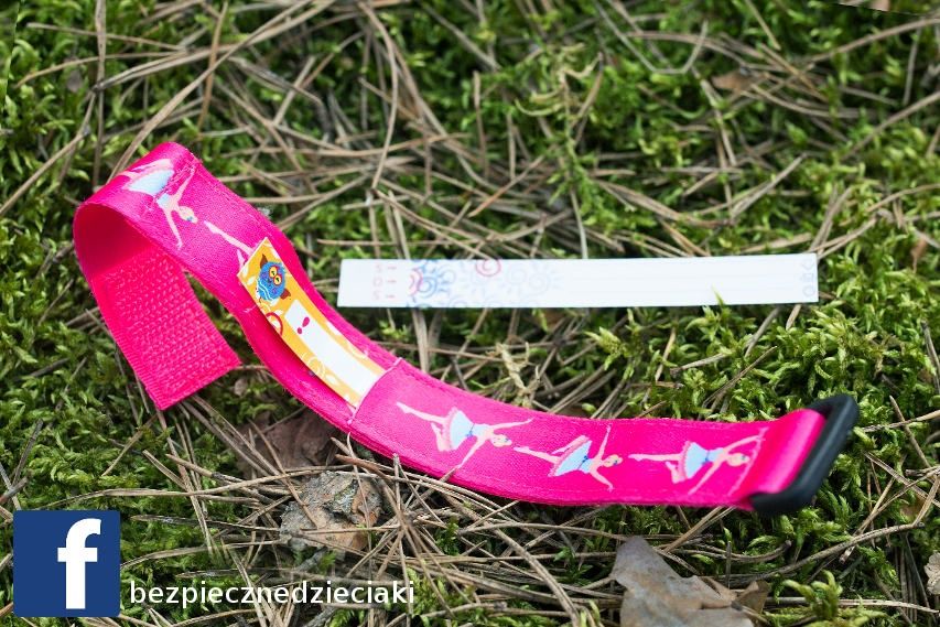 Opaska S.O.S bezpieczeństwa niezgubka dla dzieci.