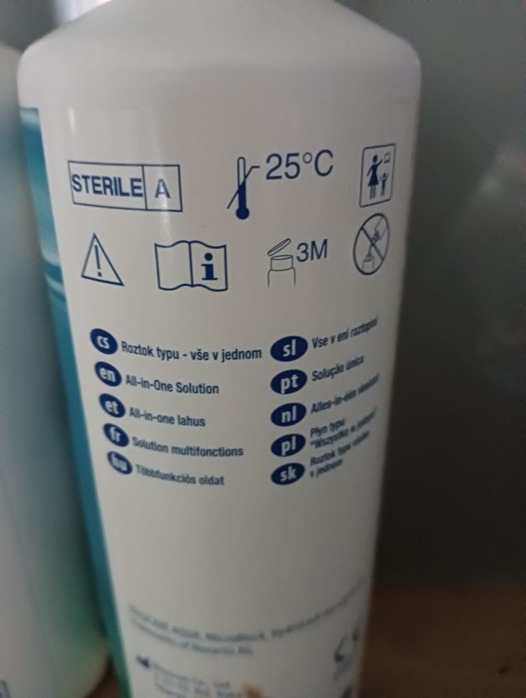 Sprzedam płyny solo care Aqua do soczewek