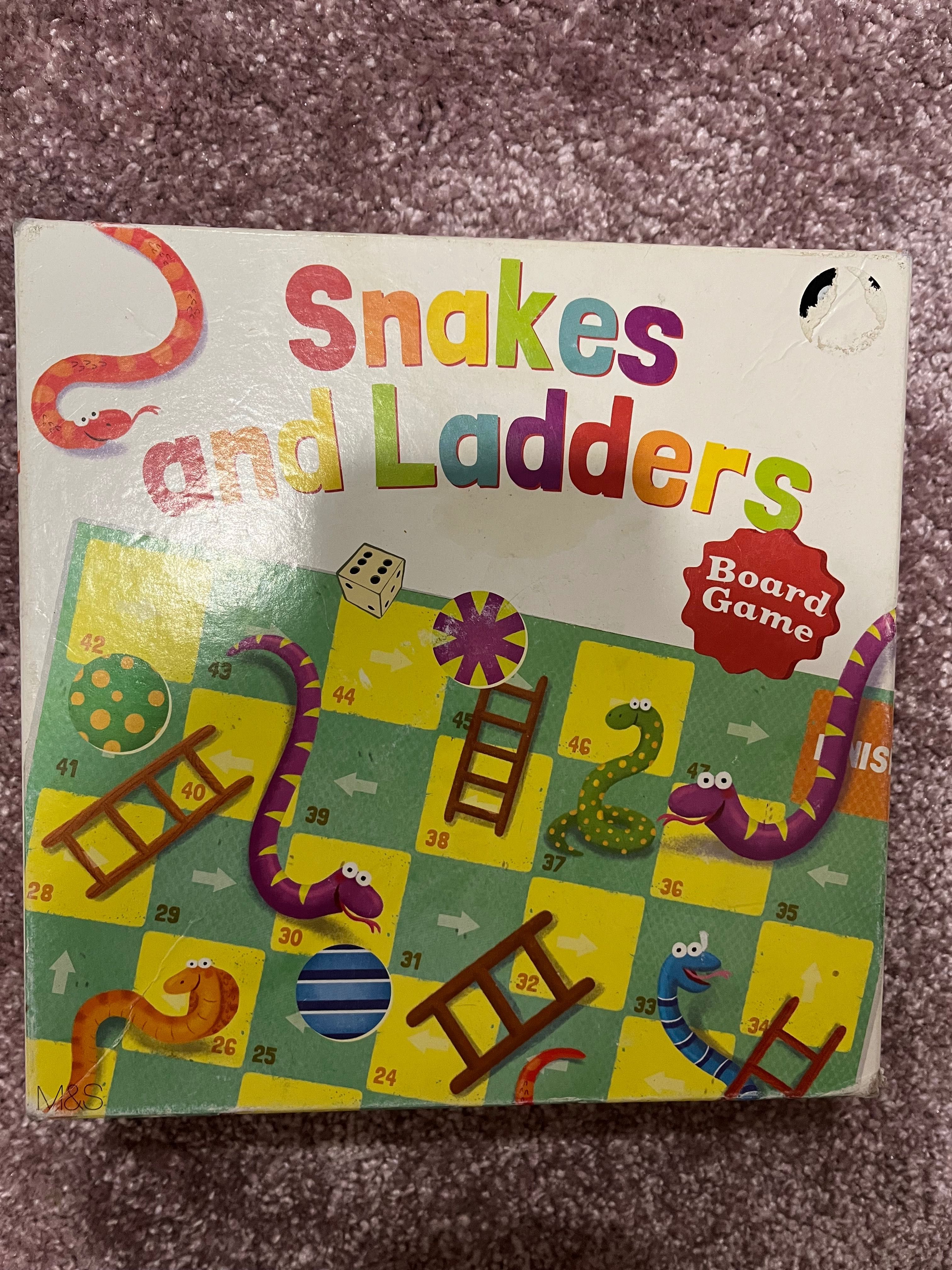 Настільна гра Snakes and Ladders Board Game