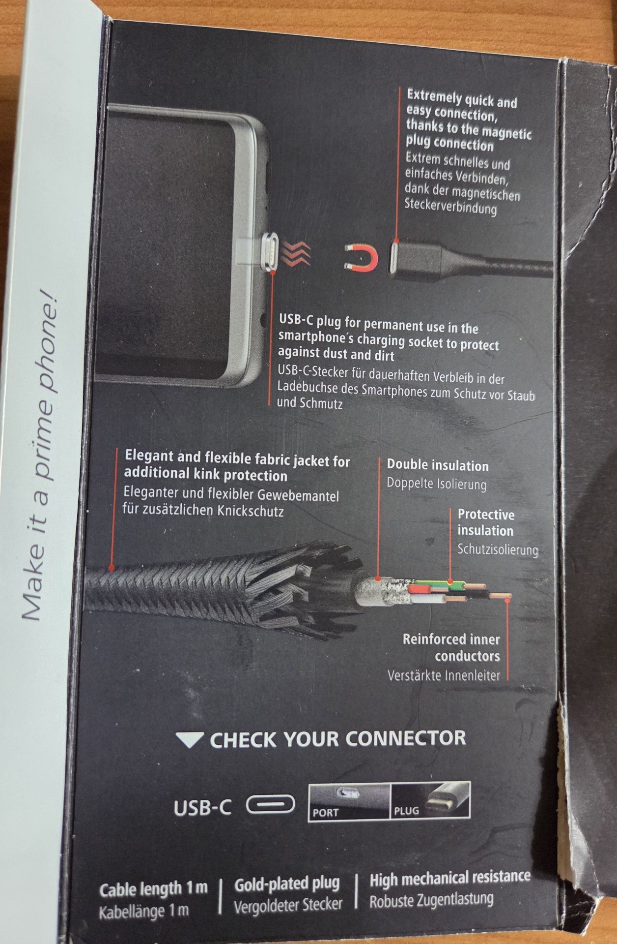 Kabel magnetyczny Hama 2xusb-c