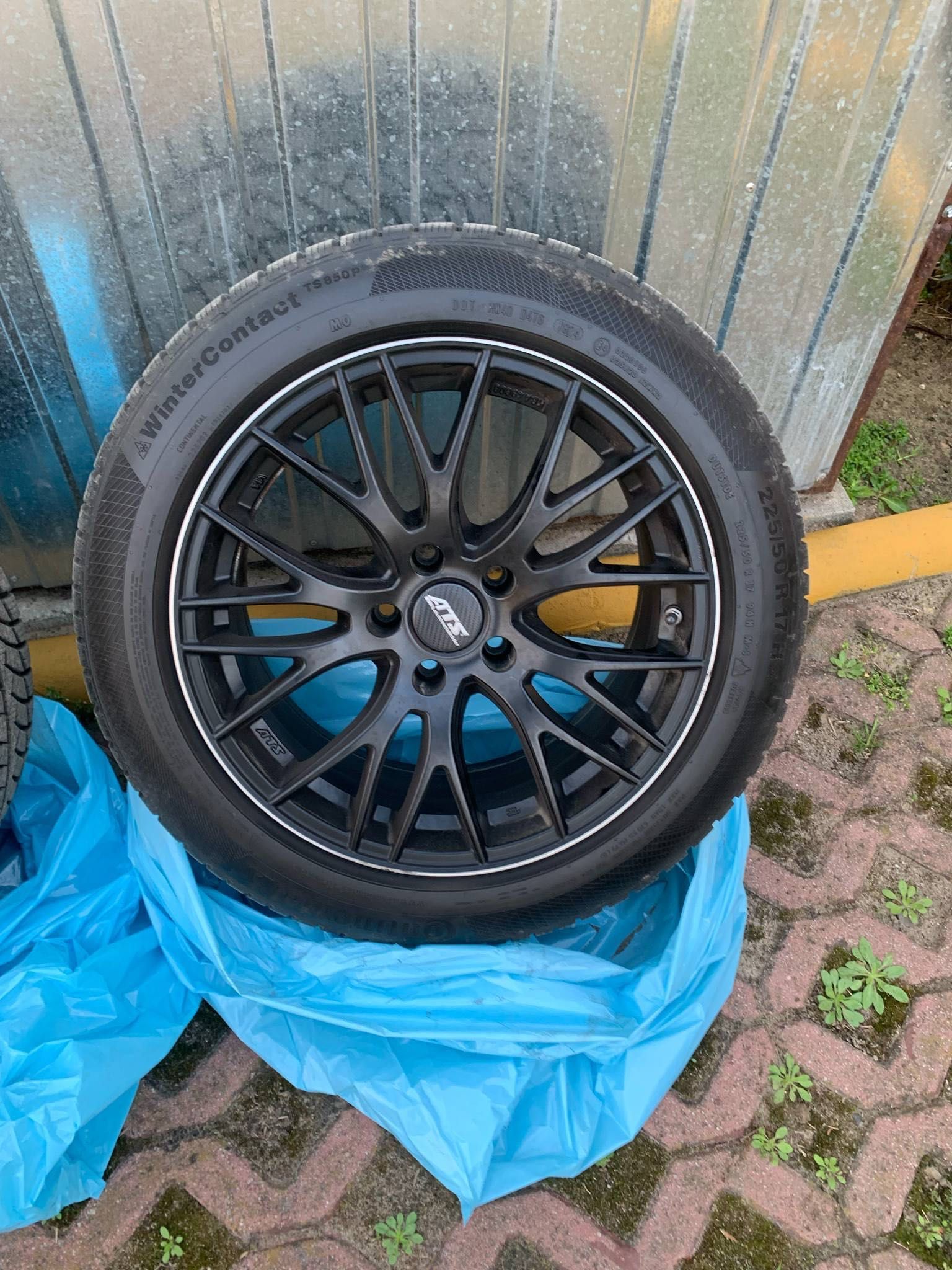 Felgi ATS 17 cali plus nowe Opony Zimowe Continental