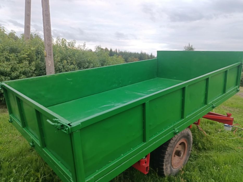 Przyczepa wywrotka kiper elektryczny