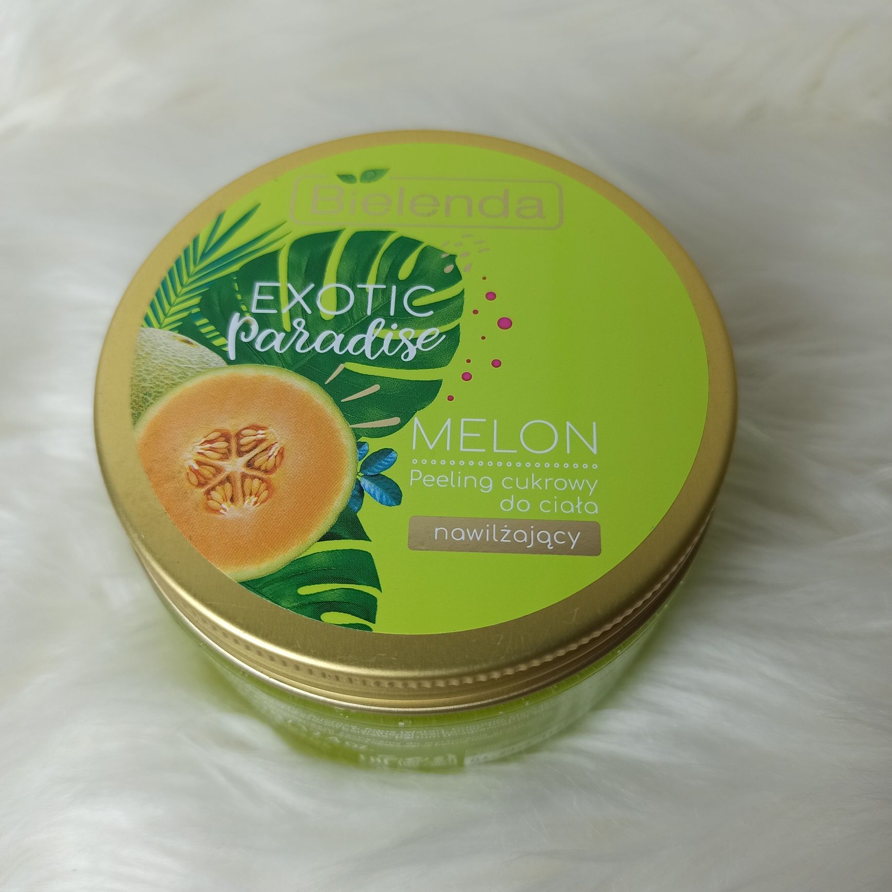 Exotic paradise melon peeling cukrowy do ciała nawilżający Bielenda