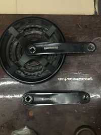 система, шатуни Shimano hyper glide