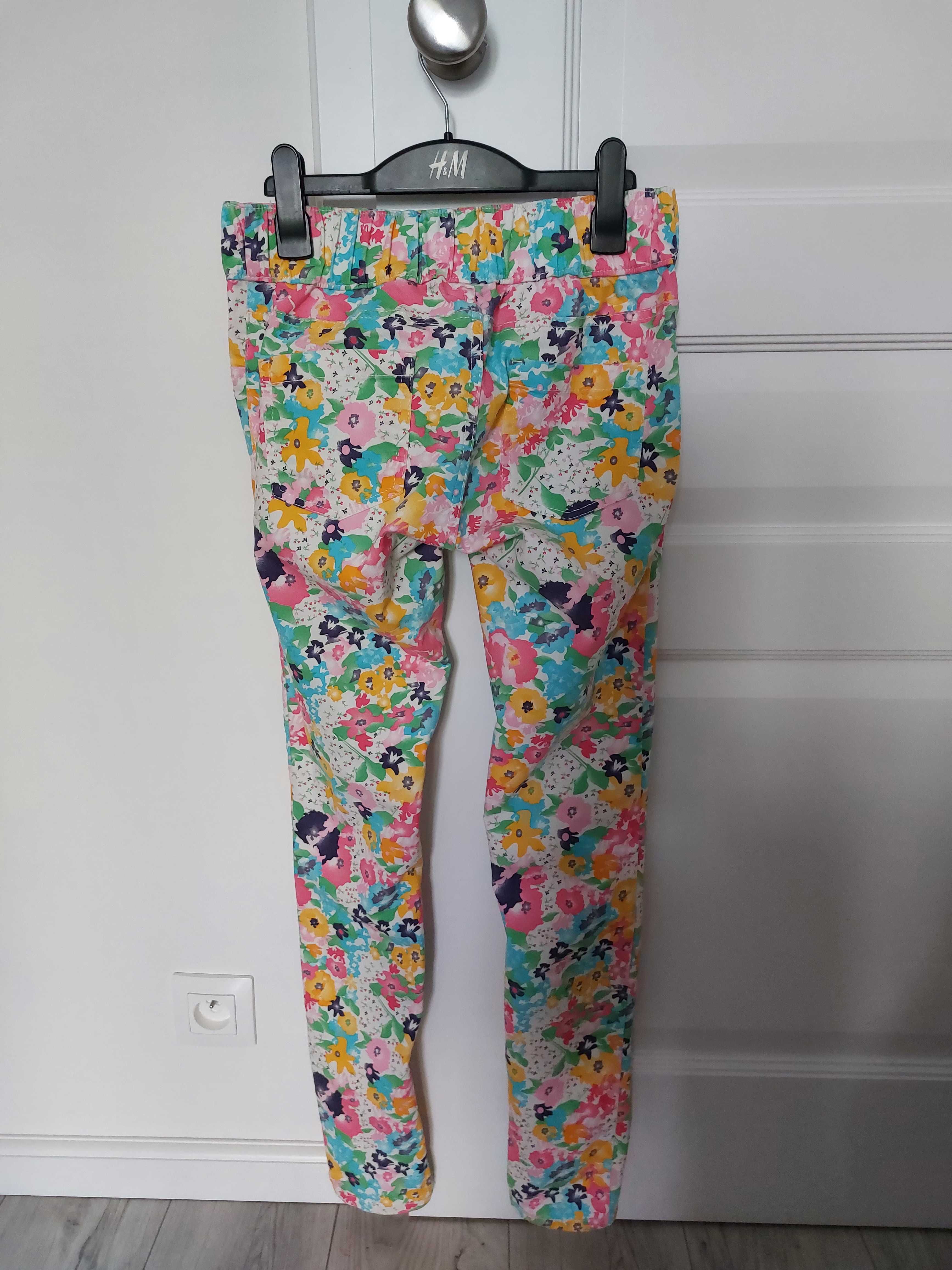Esmara , kolorowe jegginsy / jeansowe legginsy , rozm. 36 / S