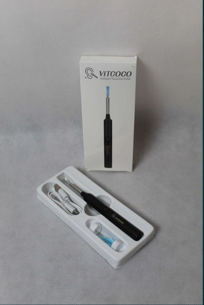 Otoskop do usuwania woskowiny usznej Vitcoco