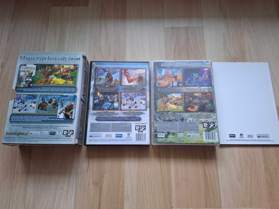 Heroes V 5 + Kuźnia Przeznaczenia + Heroes 3 Silver Edition PL PC