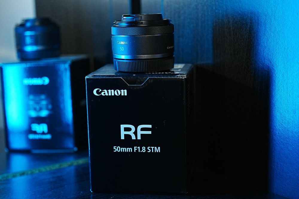 Objetiva Canon RF 50mm f/1.8 STM – Como Nova
