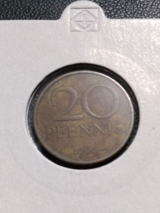 Moneta 20 pfennig 1969