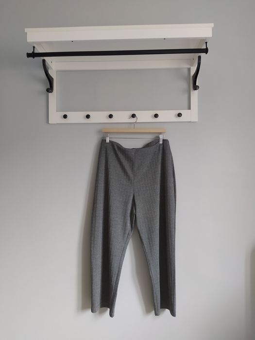 Spodnie ( zima-wiosna), dżersej w jodełkę M&S Collection,  48