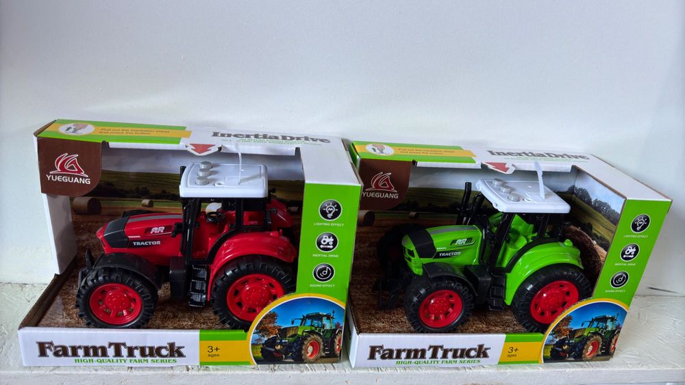 Трактор музичний інерційний дитячий транспорт машинка