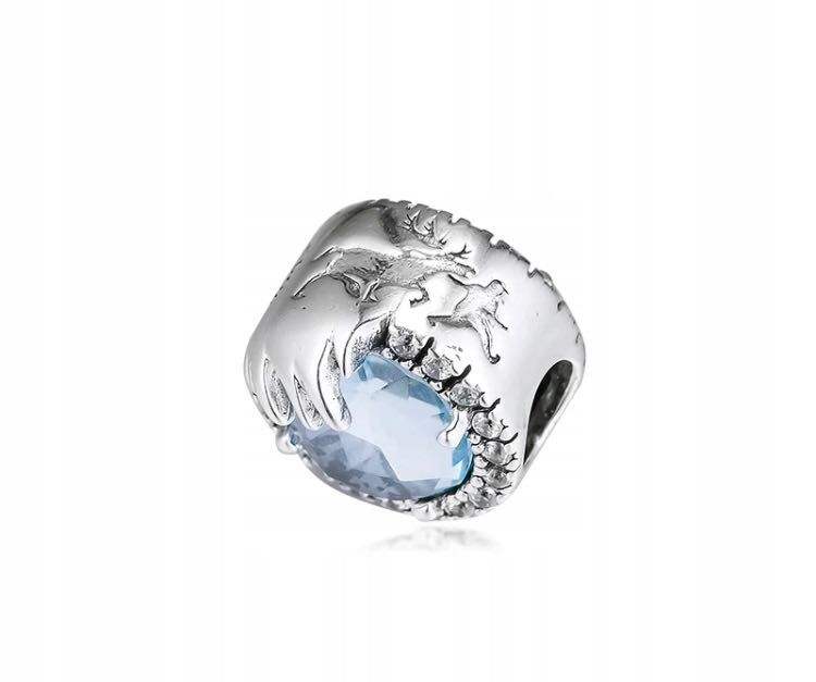 charms do pandora srebro s925 kraina lodu lód kryształ Disney