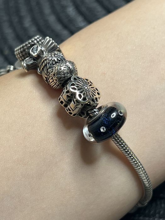 Оригінальний браслет Pandora з бусинками