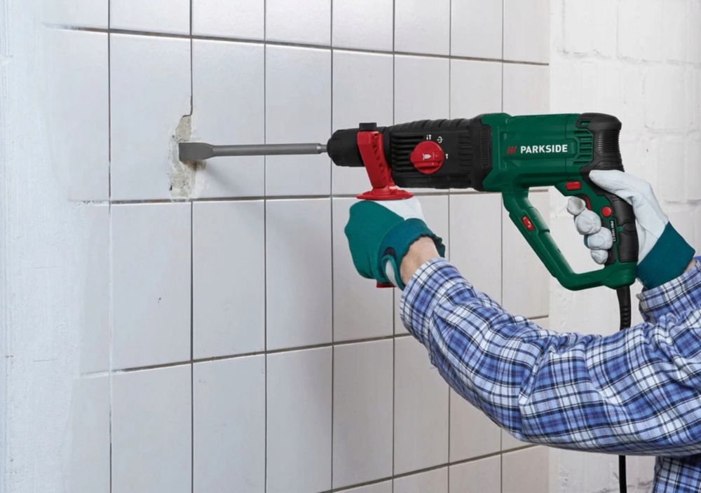 PARKSIDE Młotowiertarka Młot Wiertarka Udarowa 1050 W Walizka