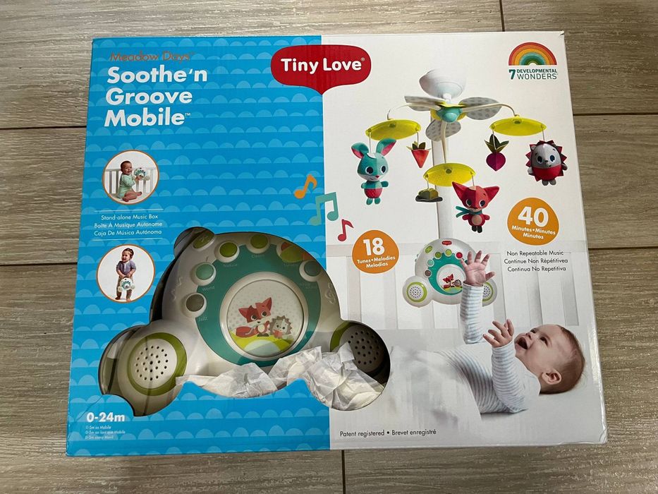 Мобіль на дитяче ліжечко Tiny Love «Весела галявина» 5 в 1