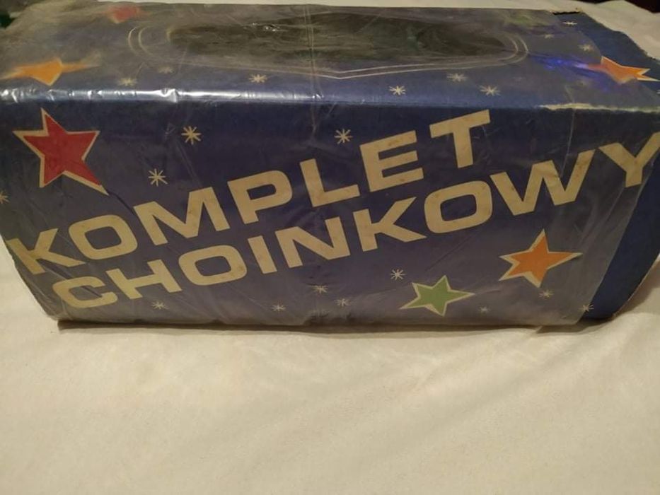 Lampki choinkowe prl, bombki gratis real foto