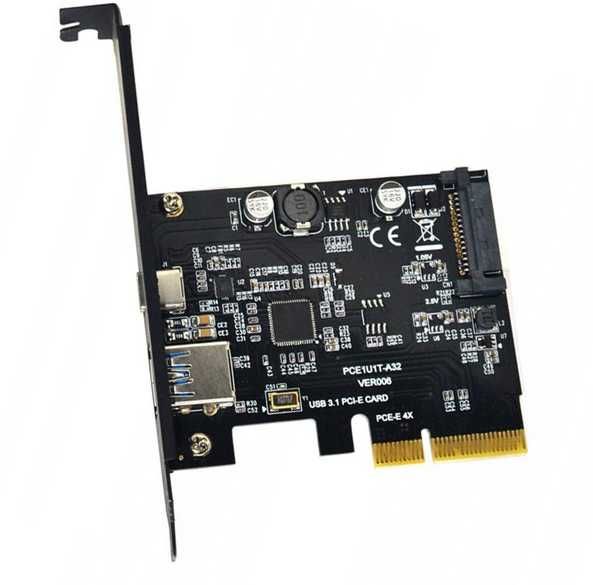 Karta rozszerzeń PCI E na USB 3.1 Gen2 10 Gb/s, typ A+typ C
