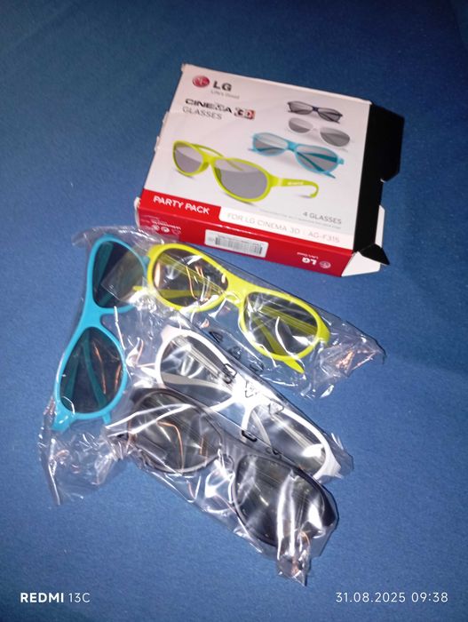 Okulary LG Cinema 3D AG-F315 4szt w opakowaniu