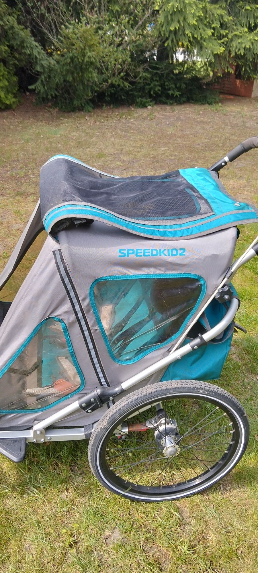 Qeridoo speedkid2 Przyczepka rowerowa Wózek biegowy