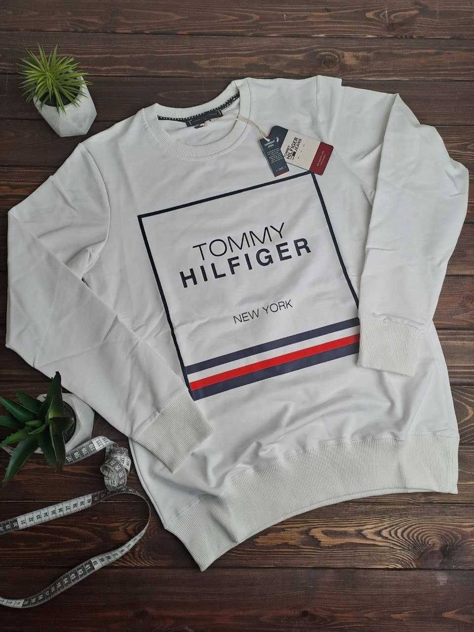 XXL(54) СВІТШОТ TOMMY HILFIGER бежевий светр томмі хілфігер кофта