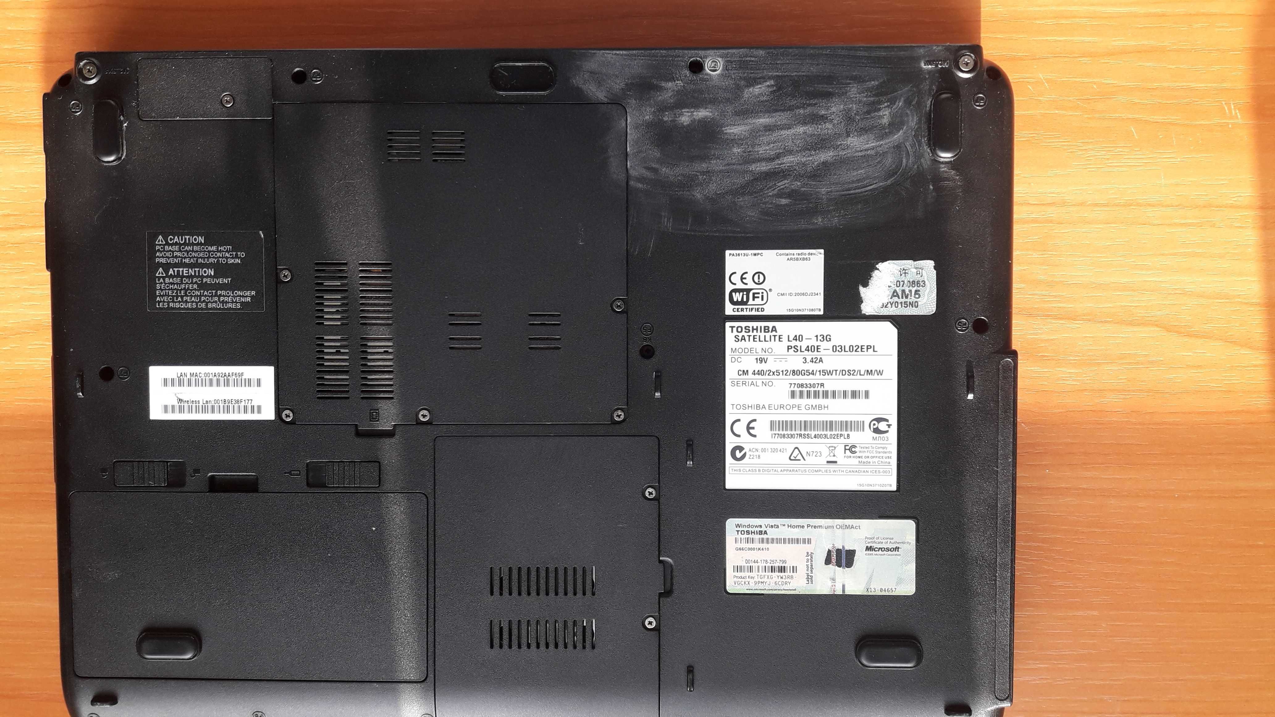 Toshiba Satellite L40