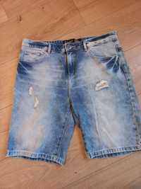 Krótkie spodnie damskie jeansowe r. 38