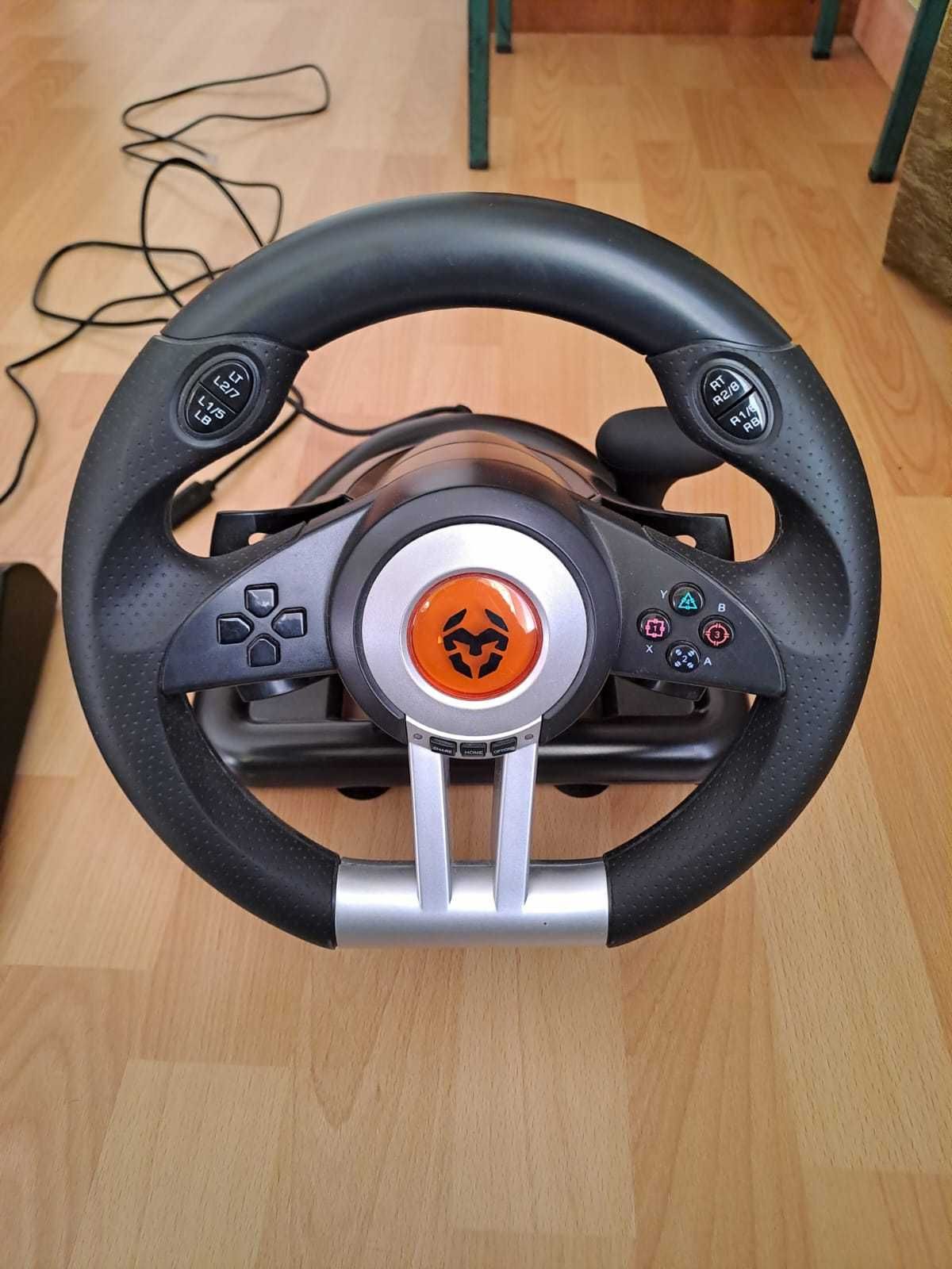 Volante + Pedais KROM K-Wheel