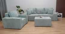 Narożnik Fabio Sofa Kanapa USB Rogówka Łóżko BONELL Fotel Pufa+ GRATIS