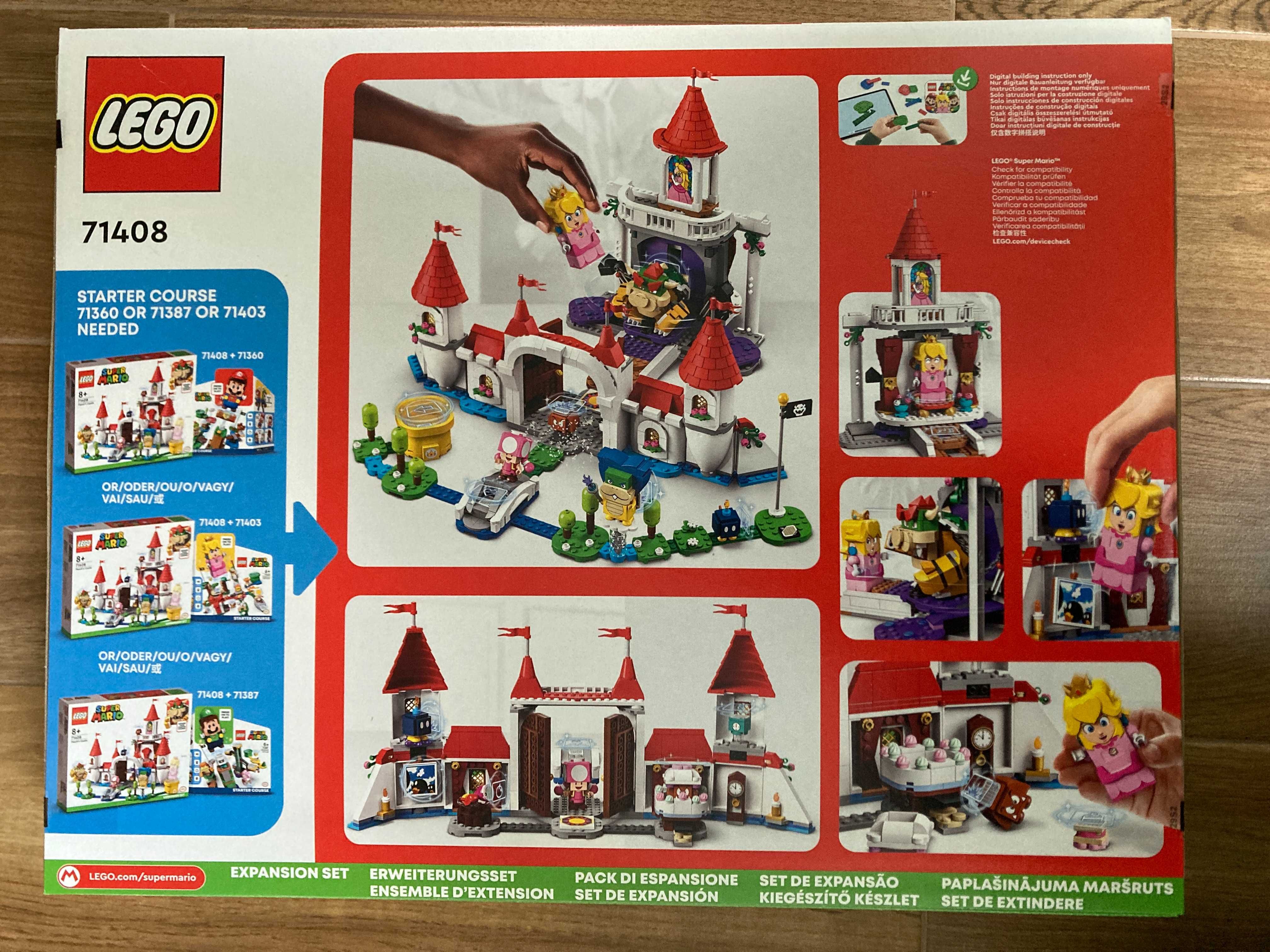 LEGO 71408  Super Mario Zamek Peach nowy zestaw