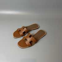 Klapki Hermes Leather  Size: 38