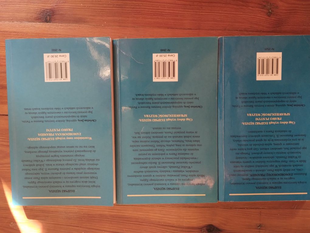 Christian Jacq Egipski sędzia Trylogia