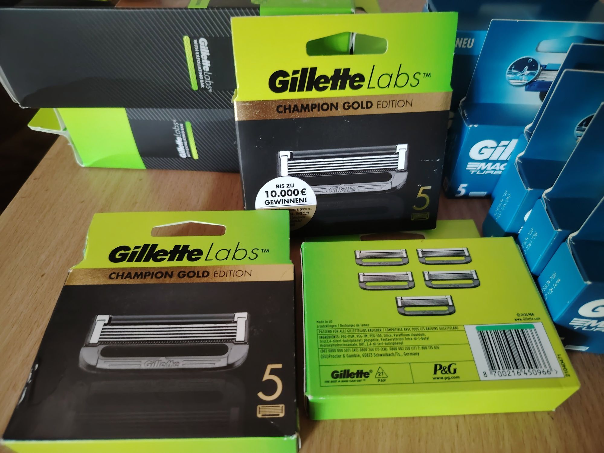 Станок бритва для гоління Gillette Labs Champion Gold Edition картридж