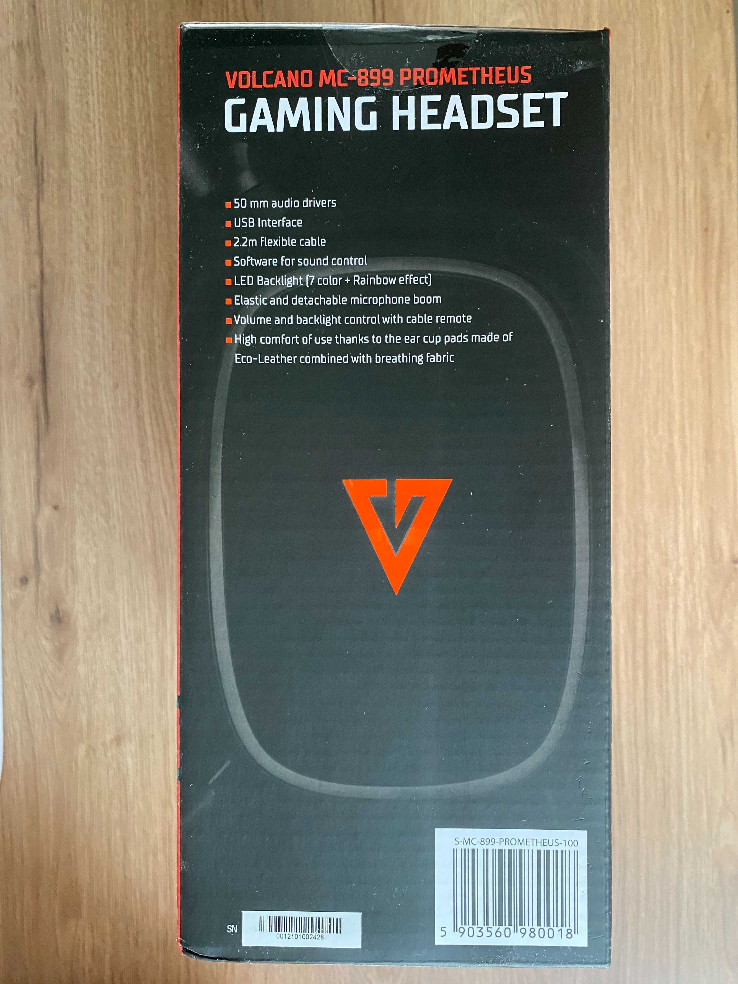 Nowe słuchawki gamingowe MODECOM Volcano MC-899 Prometheus