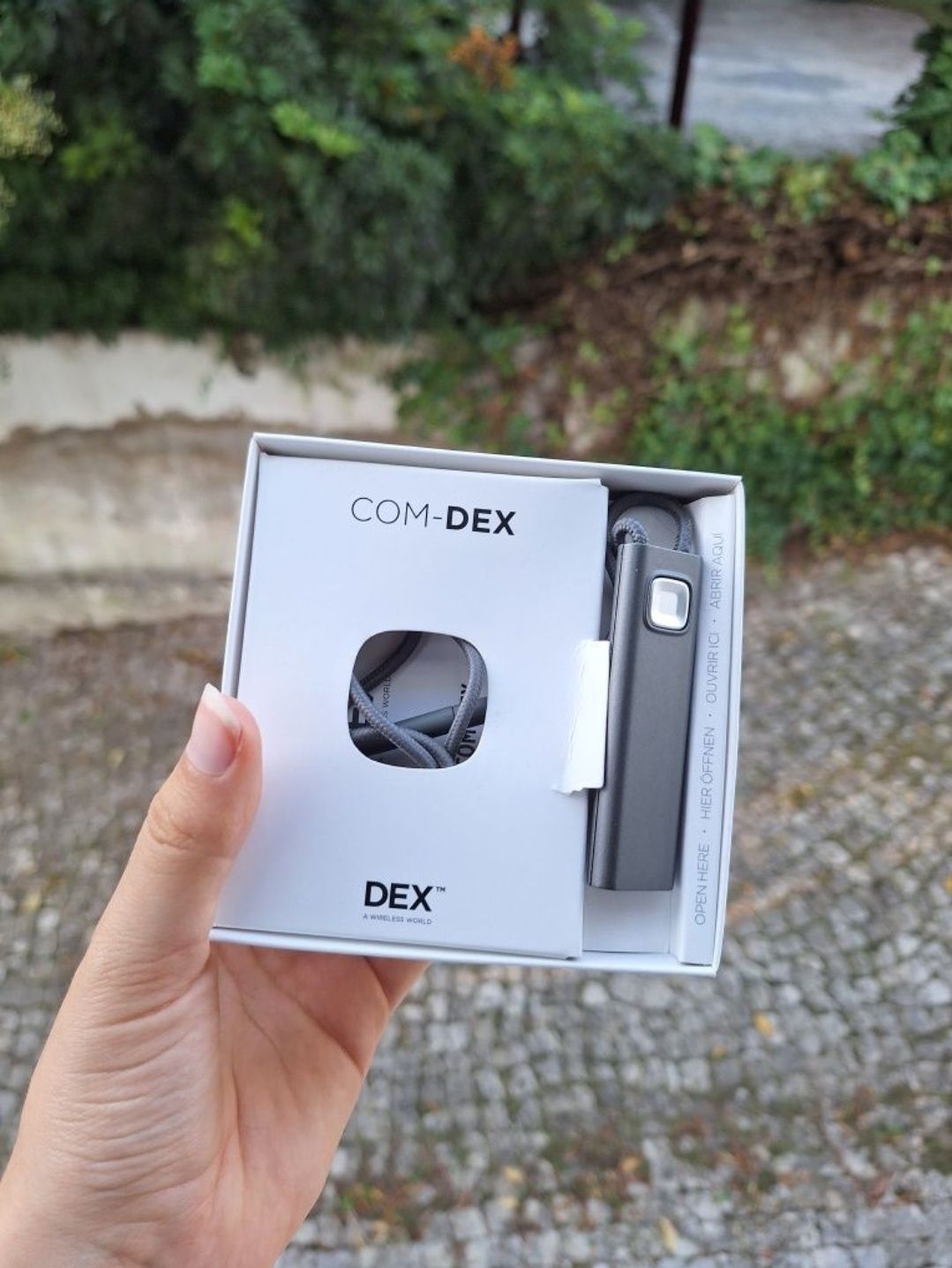 Dispositivo Com-Dex para aparelhos auditivos da Widex