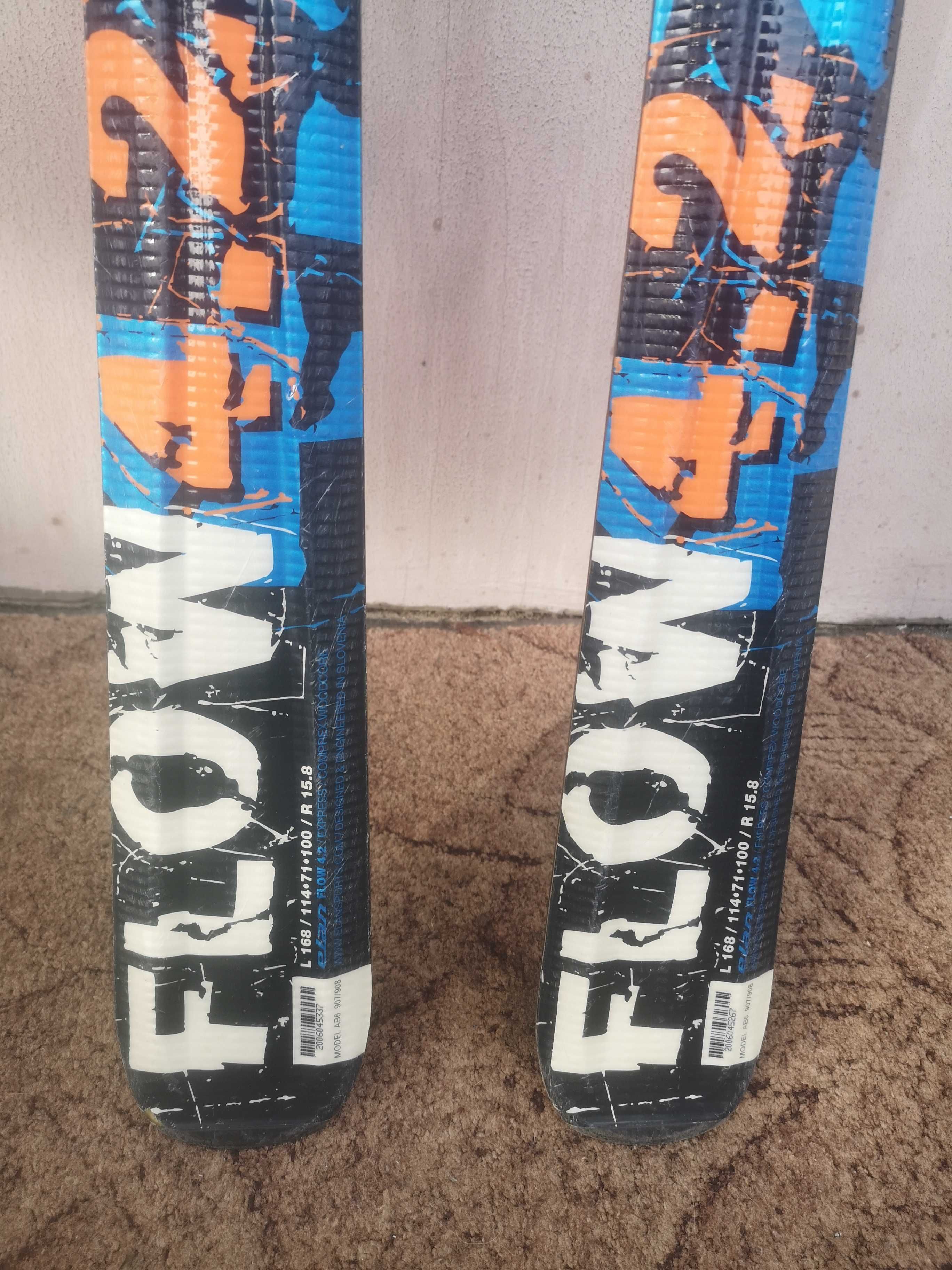 narty ELAN FLOW 4.2 168cm + buty NORDICA rozm. 45