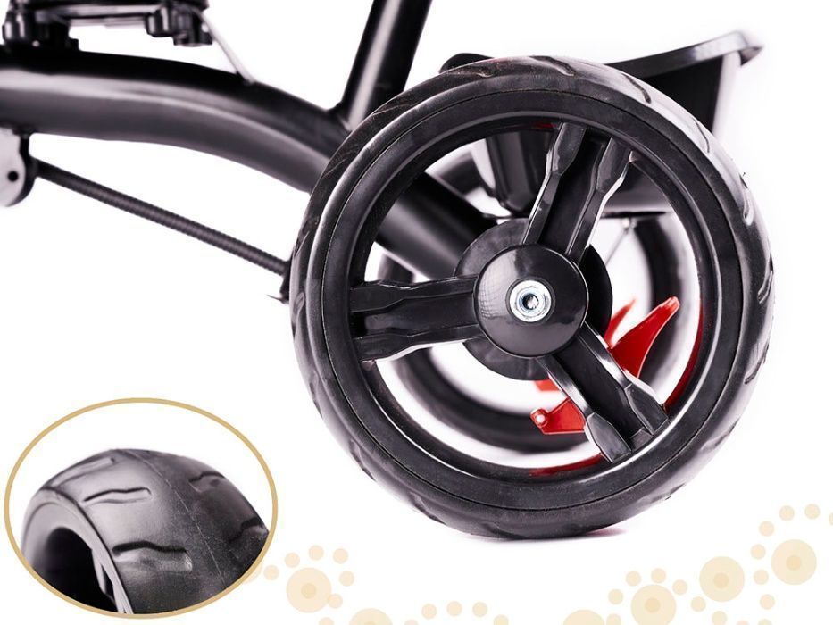 ROWEREK Trójkołowy Dziecięcy TRIKE FIX V3 LITE WÓZEK z Prowadnikiem