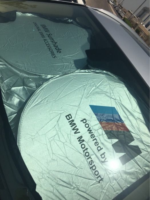 Накладка на лобовое стекло солнцезащитная BMW M E60 E70 F10 F15 F30