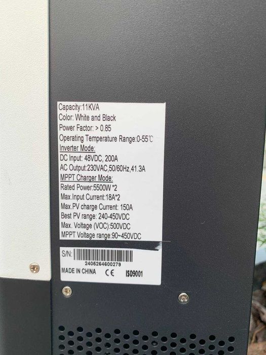 Гібридний сонячний інвертор GOOTU 48В 11кВт (GOOTU48В11)