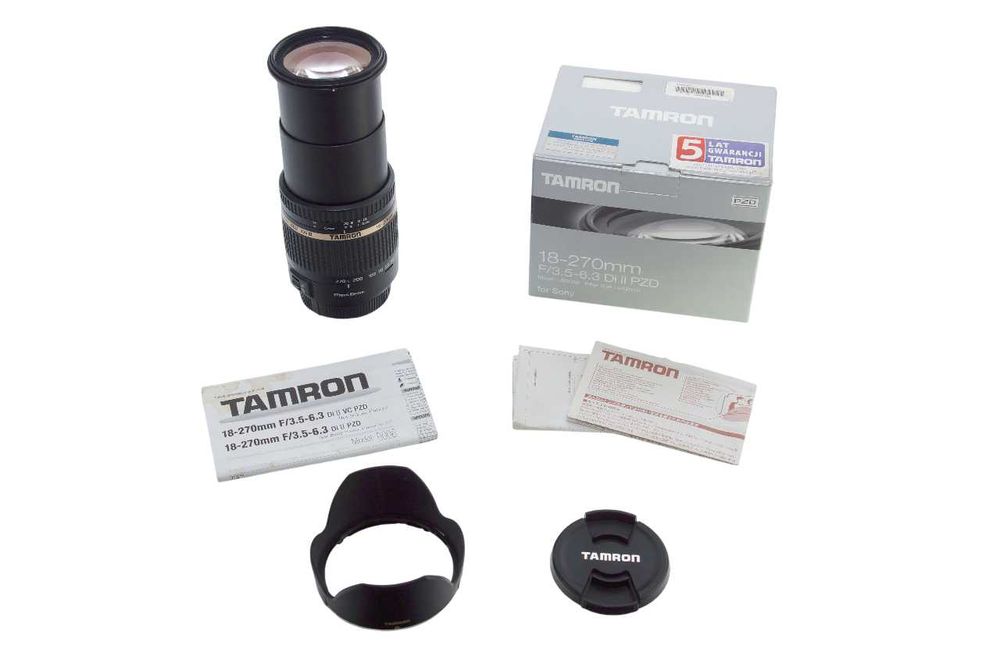 SONY A - Obiektyw Tamron 18-270mm f/3.5-6.3 Di II PZD B008S