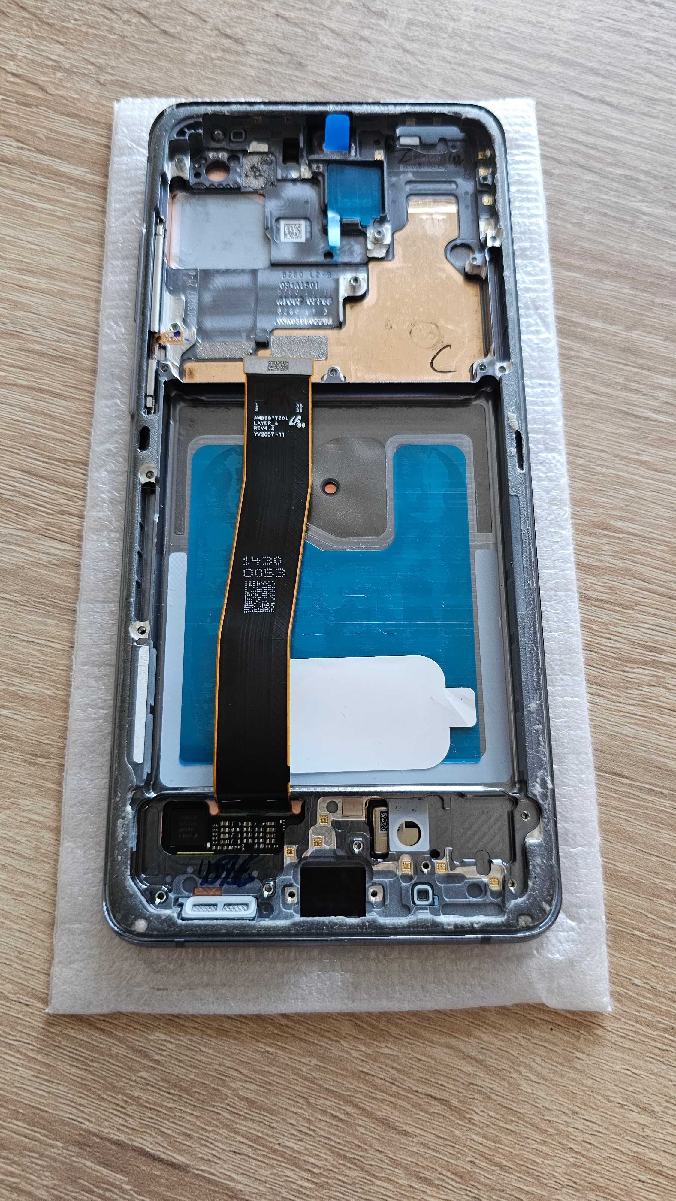 ORYGINALNY Wyświetlacz i plecki SAMSUNG S20 ULTRA G988 BIAŁY