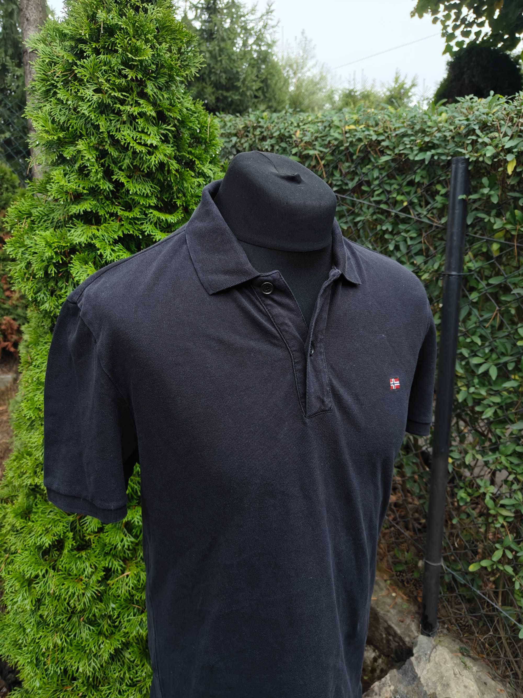 Napapijri męska koszulka t-shirt polo polówka M L