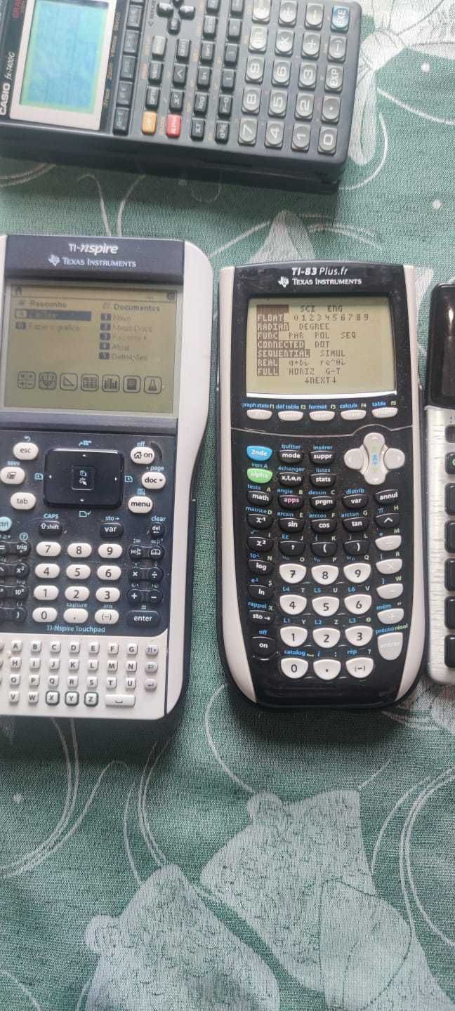 calculadoras  Texas Instruments/ Casio